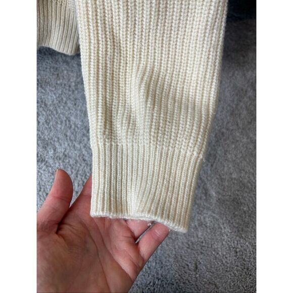 MAJE Millo Cropped Wool-Blend Cardigan, ecru Sz 1/Sm $345 B44 - Picture 7 of 10